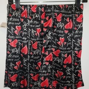 NWT Valentines BOXERS with hearts med